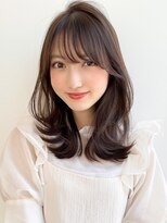 似合わせカット美髪イメチェンサイドバングモテ髪こなれヘア