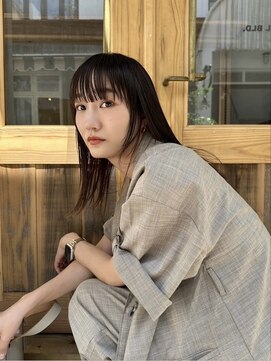 ステップボーンカット トーキョー(STEP BONE CUT TOKYO) 【ステップボーンカット】暗髪フォギーベージュ/切りっぱなし