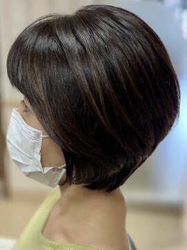ヘアークリアー せんげん台 ミセス 美シルエット 丸みショートスタイル 艶感◎