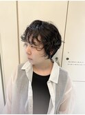 無造作ショートパーマ