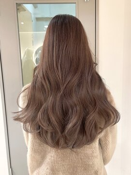 キャンバス バイ ネオリーブ 横浜西口(Canvas by neo.) ブリーチ無しブラウンベージュ色気レイヤー艶髪ロング【横浜】