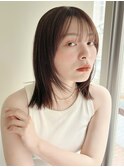 レイヤーカット　ミディアムレイヤー　ハッシュカット