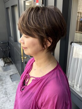 パーフェクトビューティーイチリュウエスエス(perfect beauty ichiryu SS) 大人ショートボブ×ハイライト