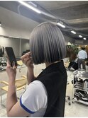 ★美髪ホワイトグレージュグレージュニュアンスカラー