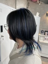 リミットバイアフィナー 大宮店(limit by Afinar)&nbsp;インナーブルー／ブルーハイライト