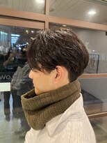 イエローコーン 金沢文庫店(YELLOW CORN) フェザーパーマ/センターパート/ニュアンスパーマ/韓国ヘア