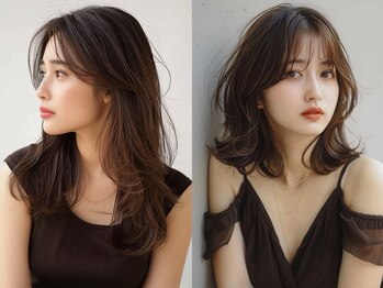 ノー バイ イオエ 西梅田(no. by ioe)の写真/一人ひとりの髪質・輪郭を活かした、「顔が映える」「小顔に見える」「巻きやすい」顔周りデザインに☆
