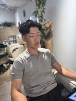 ウノプリールヴァモス(unopulir Vamos)&nbsp;七三分けニュアンスパーマ