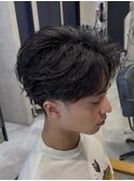 仙台スパイラルスパイキーショートフェザーパーマシャドウパーマ