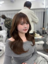 アマトウキョウスマートサロン(AMA TOKYO×Smart Salon) 韓国スタイル/ナチュラルくびれヘア_くびれ巻き_透明感カラー