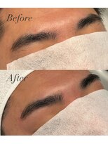 エニー 栄(Any) men's hair アイブロウワックス