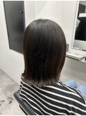 ミルクティーブロンド/ダークブルー/鎌取/市川いづみ