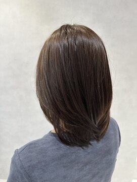アース 新越谷店(HAIR&MAKE EARTH) 艶ブラウン×卵形ボブ