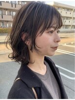 ラーム 出雲朝倉店(rame)&nbsp;ミディアムレイヤー×ナチュラルブラウン