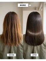 センジュ 青山(SENJYU)&nbsp;髪質改善縮毛矯正で叶えるツヤストレート