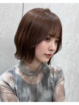 サンドナル 鹿児島天文館(sand NALU)&nbsp;ハッシュカット/グレージュ/デザインカラー[鹿児島天文館]
