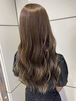 シェノン 梅田(CHAINON)&nbsp;20代30代40代小顔カット×ほんのりピンクベージュ