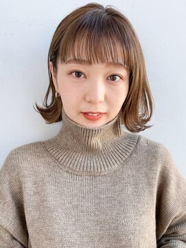 ガーデントウキョウ(GARDEN Tokyo) 【GARDEN荒井夏海】オン眉小顔前髪×外ハネレイヤーボブ