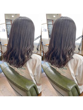 ヘアーサロン リバース(Hair Salon Rebirth) 【防府/Rebirth】地毛×カーキ