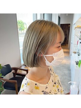 ソレカ(SORECA) 【SORECA/ソレカ】ボブ×アッシュベージュ