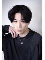 エルデ ナインズ ヘアー スタンド 川口店(elde 9's HAIR STAND)&nbsp;MEN’S HAIR/ブルーブラック/フェザーパーマ