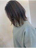 【オダオススメ!】ナチュラルバレイヤージュ×ペールグリーン