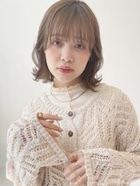 ラ ファブリック 草加(LA FABRIQUE)&nbsp;ミルクティーベージュ×外ハネボブ　草加