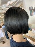 ミニボブダークグレイアッシュ
