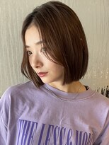 20代30代40代 上品なタッセルボブ/切りっぱなしボブ/顔まわり