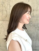 ハーフアンドハーフ(HALF and HALF)&nbsp;オリーブベージュ/ブリーチ無しダブルカラー