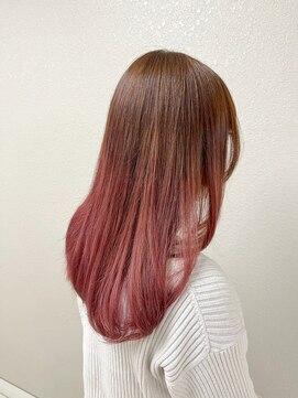 バブルス 春日部店(BUBBLES) レッドバイオレットグラデーション