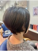 ショート/小顔/大人ショート/40代/50代/60代/白髪染め