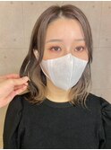 インナーカラー/ホワイトアッシュ/髪質改善