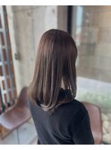 酸性ストレート×透明感カラー