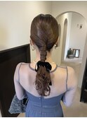お呼ばれヘアセット