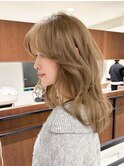 ハイライトバレイヤージュダブルカラーケアブリーチ30代40代