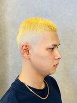 アストロ(ASTRO)&nbsp;メンズフェードベリーショートブリーチデザインボウズフェード