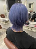 バイオレット×ショートウルフ