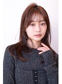 20代30代ミディアム顔周りレイヤーカット髪質改善トリートメント