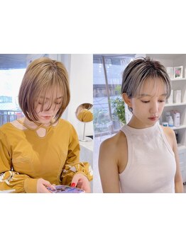 骨格補正カットで小顔効果&再現性UP♪肌に合わせたカラ-[平日限定カット+パーマ\8,000]【北千住/レイヤー】