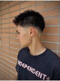 【大村指名】メンズカットローフェードショート
