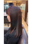 AVEDAカラーでツヤサラピンクカラー♪【ウルフ/大村】