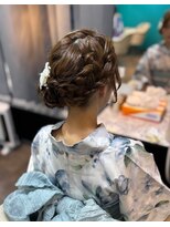 リエラ 新宿(RIERA)&nbsp;浴衣にオススメサイドアップ