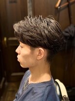 ヒロギンザバーバーショップ 大宮店(HIRO GINZA BARBER SHOP) 前髪かき上げ　メンズ刈り上げ　大宮