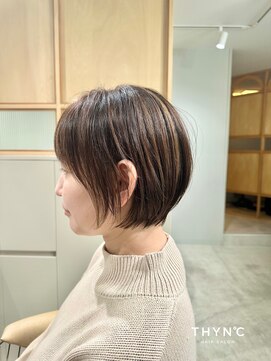 シンク(THYN°C) 【THYN℃】ショートハイライト/ショートボブ/20代30代40代50代