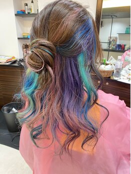 丁寧なカウンセリンと豊富な知識でどんな色味も叶えます☆ダメージレスで安心してオシャレが楽しめる♪