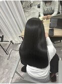 黒髪髪質改善