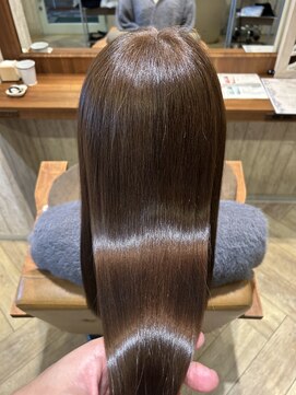 リシル 宇都宮市(Reshil) 赤みをなくす透明感とツヤの髪質改善カラーエステフルコース