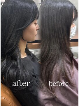 ジーナ 梅田(Zina) 【梅田】簡単スタイリング×盛れる顔まわりカット