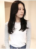 " レイヤースタイル "/顔周り/シースルー/ザクザクレイヤー